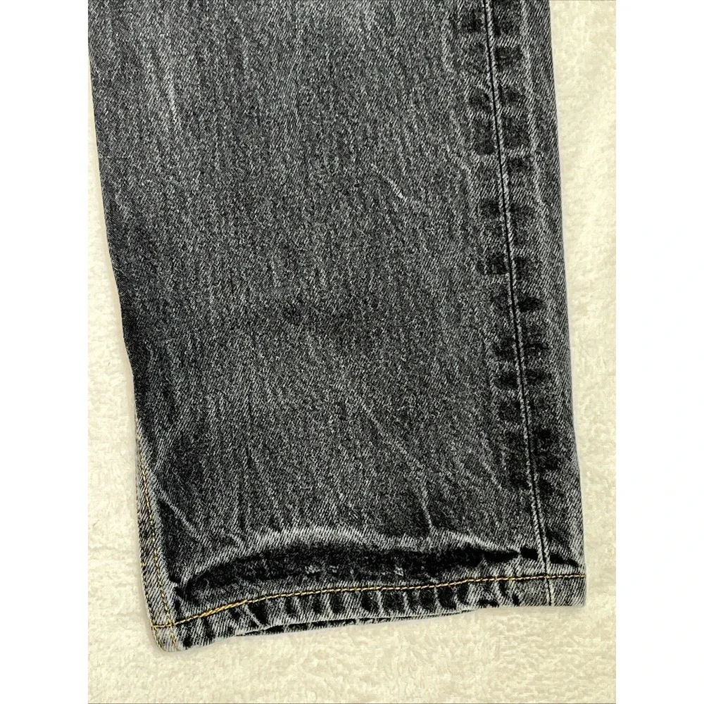 Vintage Levis 501 Black Jeans‎ Men 32x32 (31x 29) Y2K Button Fly Denim Straight